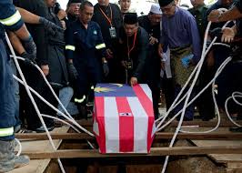  استقبال جثامين ضحايا الطائرة الماليزية 