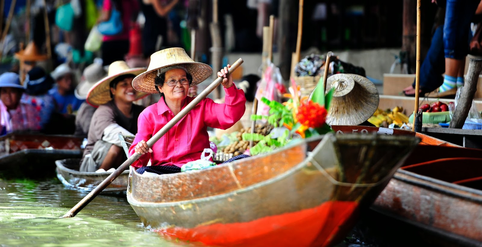 السوق العائم تايلاند